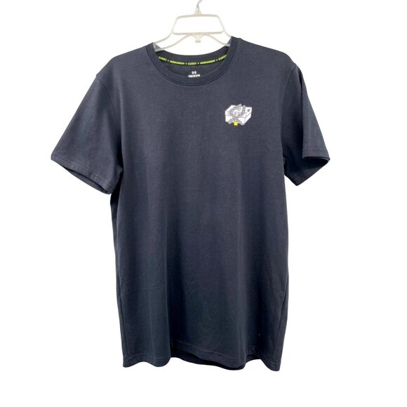 Stephen Curry x Sour Patch Kids Black Graphic Tee Mens S UA 1374215 Used Basketb - Picture 3 of 11